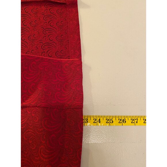 Miss Dorby Red Brocade 2-Piece Sleeveless Dress & Jacket Set Size 12 - Picture 11 of 16